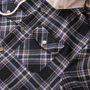 Breathable 100% Cotton Long Sleeve Men's Oversized Plaid <b>Flannel</b> Button Down Polar Heavyweight Custom <b>Flannel</b> <b>Jacket</b> for Men's - Product Image 4