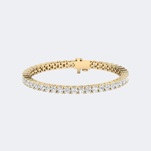 Pulsera de Diamantes para Mujer, Corte Brillante Redondo, Pulseras y Brazaletes de Moda, Pulsera para Pareja - Product Image 3