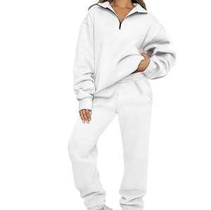 Sudaderas con media cremallera de moda OEM con MOQ bajo, tops cortos de algodón con cremallera para gimnasio, chándales para mujer disponibles bajo demanda personalizada - Product Image 3