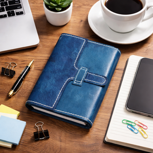 Cuaderno de Cuero Vintage Ashrafi Hecho a Mano Personalizado, Diario de Cuero Genuino con Cierre de Correa, Regalo para Oficina o Viajes - Product Image 3