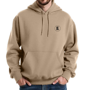 เสื้อฮู้ดดี้สีพื้นแบบกำหนดเอง ผ้าฝ้าย 100% ทรงโอเวอร์ไซส์ ราคาส่งถูก - Product Image 1