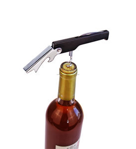 Nouveau tire-bouchon de serveur moderne en métal haut de gamme Henry pour la restauration avec poignée style oiseau Or/Cuivre/Noir - Product Image 2