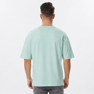 Wholesale Multi Color Blank 100% Cotton T-Shirt Solid Plain Crew Neck Custom Sublimation Unisex Gym Sports Work Tee OEM - Product Image 4