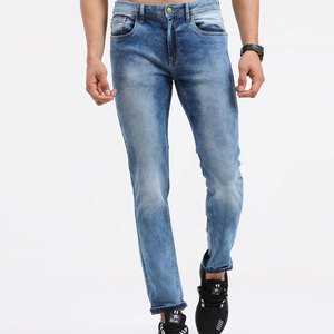 Nuevos Jeans de Corte Regular para Hombre, Pantalones de Mezclilla Ajustados, Jeans Casuales de Mezclilla Recta de la Mejor Calidad para Hombre en Venta - Product Image 4