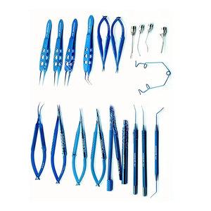 Juego de Instrumentos Quirúrgicos Oftálmicos de Precisión de Titanio para Micro Neurocirugía Manual de Alta Calidad, Kit de Cirugía Ocular Reutilizable - Product Image 2
