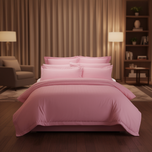 Edredón Suave y Cálido con Rayas, Tamaño Queen 90x100 Pulgadas, 220 Hilos, Relleno de Poliéster para Invierno, Tamaño Personalizado para Hotel o Uso Doméstico - Product Image 3