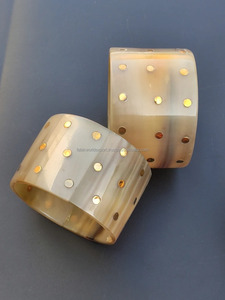 Pulsera de piedras preciosas Pulsera de color de cuerno natural hecha a mano con amor y mejor diseño Brazalete de cuerno Pulsera de FWE - Product Image 6