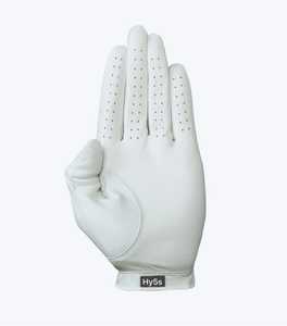 Guantes de Golf de Cuero Genuino Blanco para Mano Derecha, Antideslizantes, Transpirables, Unisex, Suministro del Fabricante OEM - Product Image 3