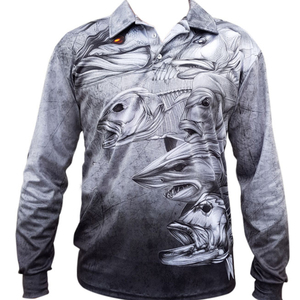 Camisa de Pesca Ligera de Primavera 100% Algodón, Talla Grande, Ropa Deportiva, Manga Larga, Secado Rápido, Sublimada para Hombre - Product Image 4