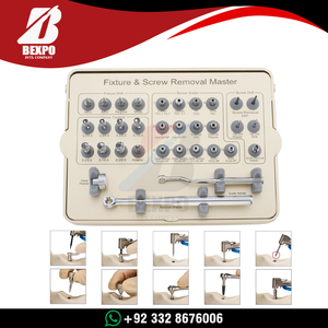 Kit Maestro para Extracción de Implantes y Tornillos, Juego de Llaves de Trinquete y Brocas de Garra - Product Image 2