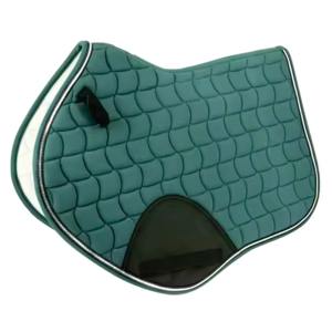 Vente flash : tapis de selle carrés en satin matelassés, confortables, antidérapants, absorbant les chocs, pour l'équitation, avec logo personnalisé - Product Image 3