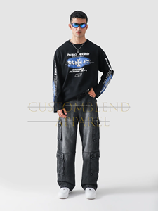 เสื้อยืดแขนสั้นทรงปกติ ผ้าฝ้ายถัก 100% เป็นมิตรกับสิ่งแวดล้อม พิมพ์ลายโลโก้ด้วยผ้าไหม สกรีนลาย  สำหรับผู้ชายและผู้หญิง รุ่นใหม่ล่าสุด - Product Image 4