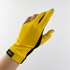 Universal Stretch Snooker Gloves With Customized Rubber Logo Wrinkle Free Compression Fit <b>Pool</b> <b>Cue</b> Bridge Hand Mitts OEM Service - Product Image 3