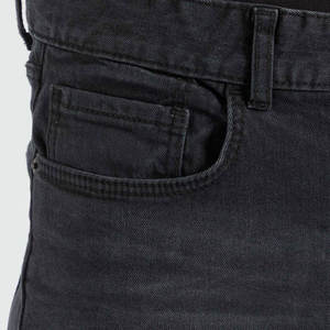 Jean en denim délavé tissé uni respirant coupe droite pour homme style urbain, pantalon décontracté en coton doux été hiver - Product Image 5