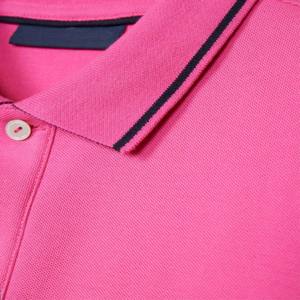 Polo Oversize de Algodón Pesado para Hombre, 250 GSM, 100% Algodón, Lavado Vintage, con Parche Bordado, Estilo Urbano, Cuello Camisero, OEM - Product Image 3