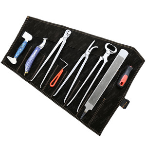 Kit de herramientas de herrador esencial de lujo, pinza de pezuña de 15 ", resistente, cubierta de pezuña de mandíbula curva, cortador de corte de cuchillo - Product Image 1