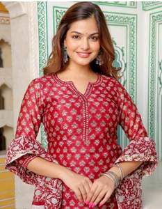 Ensemble de Kurta Imprimé Décontracté en Gros pour Femmes – Tissu Mélange Coton Premium – Confort Quotidien – Tenue Ethnique pour Détaillants – Toutes Tailles - Product Image 6
