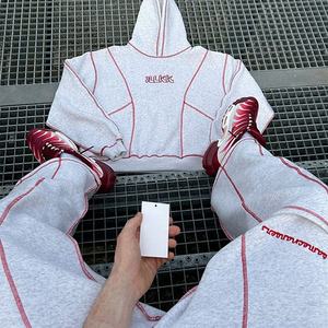 Conjuntos Deportivos Personalizados, Chaqueta Cortavientos, Ropa Deportiva Urbana, Chándal Grueso de Poliéster, Ropa Deportiva Informal para Hombre - Product Image 5