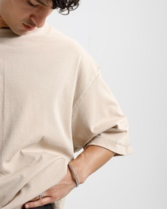 Camisetas Personalizadas para Hombre, Cuello Redondo, Lavado Ácido, Estilo Urbano, Corte Holgado, Estilo High Street - Product Image 4