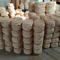 Panier carré tissé naturel pour enfants, panier de rangement fait main, vente en gros, écologique, fabriqué au Vietnam