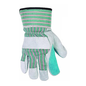 Guantes de Trabajo de Seguridad de Cuero Vacuno de Primera Calidad, Servicio OEM, Guantes Transpirables para Jardinería y Trabajo General - Product Image 6