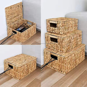 Cestas de Almacenamiento Multifuncionales de Bambú de Alta Calidad, Ecológicas, Apilables, Estilo Moderno, Color Personalizable, Capacidad de 6-10L, para el Hogar - Product Image 3