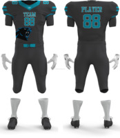 Uniformes de Fútbol Americano Personalizados de Primera Calidad, Sublimados, Transpirables, de Secado Rápido, con un Peso de Tela de 320 g, para Hombres Adultos