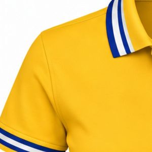 Camiseta Polo Sigma Gamma Rho Amarilla para Mujer, Manga Corta, con Cuello, Letras Griegas, Ropa de Sororidad, Informal, para Golf y Deportes - Product Image 3