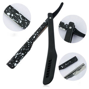 Rasoirs de barbier jetables professionnels de haute qualité avec logo et emballage personnalisés, lame en acier inoxydable réglable, manche en ABS - Product Image 5