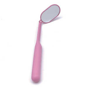 New Modern Design Eyelash Extension <b>Mirror</b> Stainless Steel in Plasma Gold Black Multi Color - Product Image 2