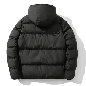 Blouson matelassé vintage premium à capuche zippé pour homme, coupe oversize, chaud, décontracté, streetwear, personnalisable - Product Image 2