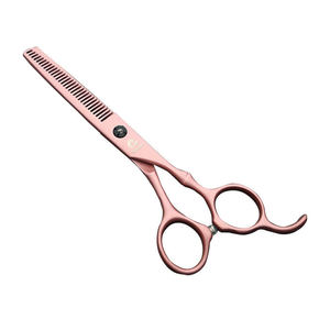 Tijeras de Peluquería Profesionales de Acero Inoxidable con Hoja Afilada, Color Personalizado, para Diestros, Mango Mediano, 30 Dientes, Seguras - Product Image 4