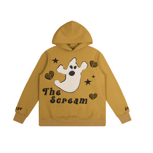 Sudaderas con Estampado Puff para Hombre, Ropa Urbana, Sudadera con Capucha Gráfica, Informal, Transpirable, Cómoda, para Uso Diario - Product Image 1