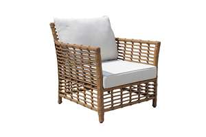 Conjunto de Sofás de Mimbre de Bambú Premium Alpine para Patio y Jardín - Product Image 2