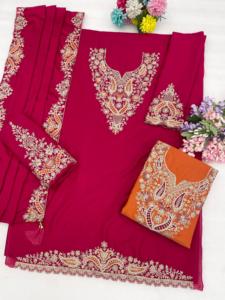 Heavy Chinon Modern Salwar Kameez with Heavy Embroidered Coding 3mm Sequence Work & Khatli Work for Party Wedding & Prom - Product Image 4