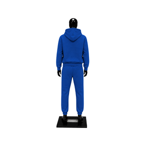 Conjunto Deportivo Personalizado Azul Rey para Hombre, Sudadera con Cremallera Completa y Pantalones Jogger, Ropa Deportiva Informal para Gimnasio, Entrenamiento y Uso Diario, Venta al Por Mayor - Product Image 2