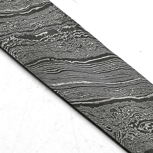 Matériel en acier à motifs pour billettes droites en acier Damas sur mesure 12 pouces x 2 pouces x 4 mm, de qualité supérieure et durable - Product Image 2