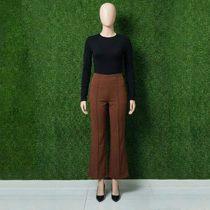 Pantalones Deportivos de Yoga para Mujer, Premium, Cintura Media, Cierre con Cordón Elástico, Rectos, Forro Polar, Impermeables, Transpirables, 100% Algodón - Product Image 2