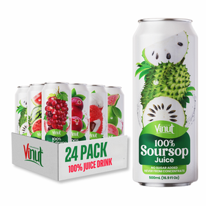 Bebida de jugo 100% con sabor a variedad VINUT 500ml con pulpa, sin azúcar, precio de fábrica, OEM/ODM, etiqueta privada disponible - Product Image 1