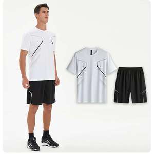 Vêtements de sport pour hommes, ensembles d'entraînement coupe-vent d'automne, vêtements athlétiques, maillots de football, shorts, tenues de basketball, de course, de gym et de football - Product Image 4