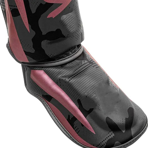 Comfortable PU Leather Martial Arts Muay Thai Shin Guard Pads MMA Leg Guards Custom Logo Shin Protector Boxing Shin Guard - Product Image 3