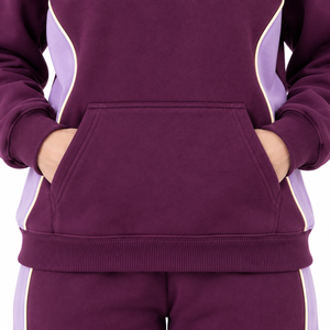 MANGOES FASHION Chándal Unisex de Forro Polar Grueso de Poliéster/Algodón de 500 Gsm, Ecológico, Transpirable, con Cierre de Cordón - Product Image 3