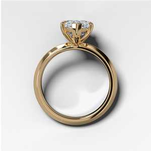 Custom 2 CT Marquise Lab Grown Diamond Low Set <b>Solitaire</b> <b>Ring</b> 10K 14K 18K Solid Gold 925 <b>Silver</b> 2.5mm Band Engagement <b>Ring</b> OEM - Product Image 6