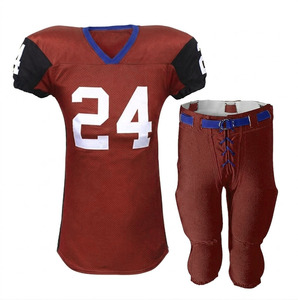 Uniforme de football américain personnalisé avec logo, léger, 100 % polyester, vêtements de sport, ensemble d'uniformes de football américain - Product Image 4