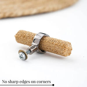Tiradores y pomos de yute a granel para gabinetes de cocina, tiradores y pomos naturales duraderos y ajustables para muebles, venta al por mayor - Product Image 4