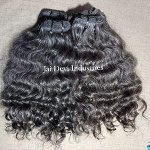 Extensiones de Cabello Rizado Indio Birmano 100% Natural, Paquetes de Cabello Humano Rizado Suelto al por Mayor, Cabello Suave, Grueso y con Brillo Natural - Product Image 1