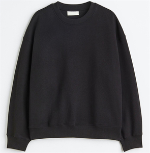 Sweat-shirt oversize pour homme en coton molletonné de qualité supérieure, coupe ample et décontractée, col rond, manches longues, style streetwear décontracté, chaud et confortable - Product Image 2