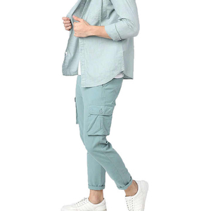 Pantalones Cargo para Hombre, Multibolsillos, Tácticos, Utilitarios, Duraderos, Cómodos, Casuales, Ropa de Trabajo para Exteriores - Product Image 2