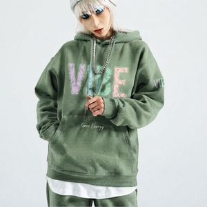เสื้อฮู้ดดี้ผ้าสแปนเด็กซ์/คอตตอน ไซส์พลัส แบบยูนิเซ็กซ์ ผ้าเฟรนช์เทอร์รี่ พิมพ์ลายตามสั่ง คุณภาพสูง คอเต่า สำหรับฤดูหนาว - Product Image 1
