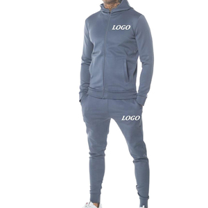 Ensemble de survêtement à capuche pour homme, en coton 100%, coupe moderne, idéal pour le sport, les loisirs et la détente - Product Image 2